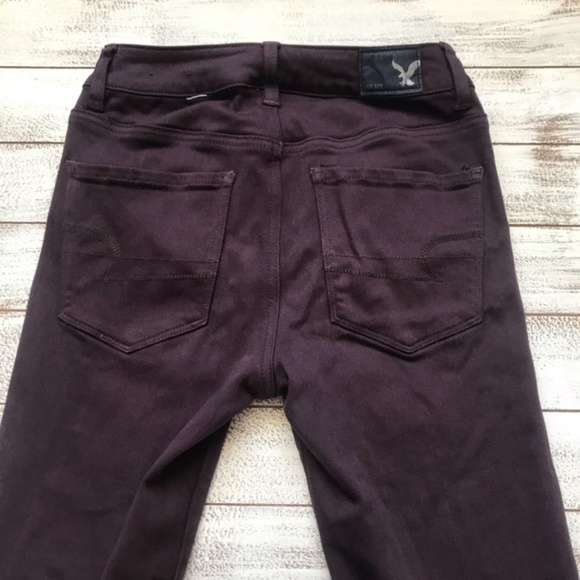 AMERICAN EAGLE HI-RISE JEAN JEGGING CROP - Picture 4 of 8